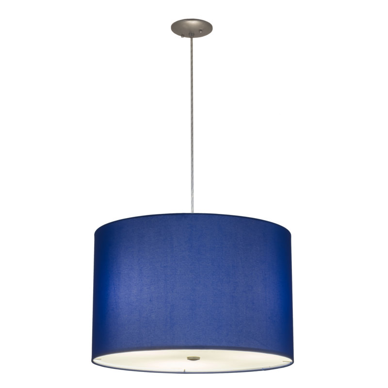 Cilindro Play 3 - Light Chandelier, 136" H x 22" W x 22" D, Blue