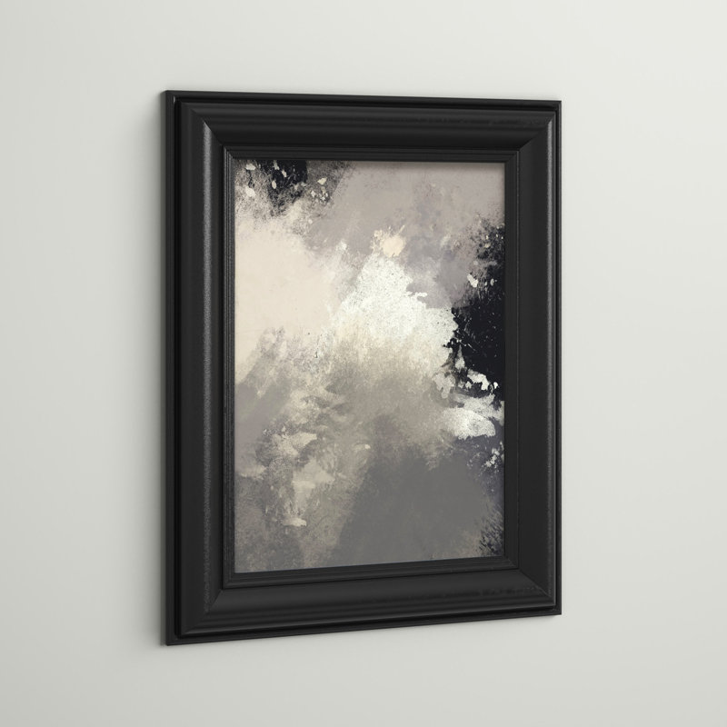 Kimmons Mystic Satin Black Beveled Picture Frame, 12" x 16"