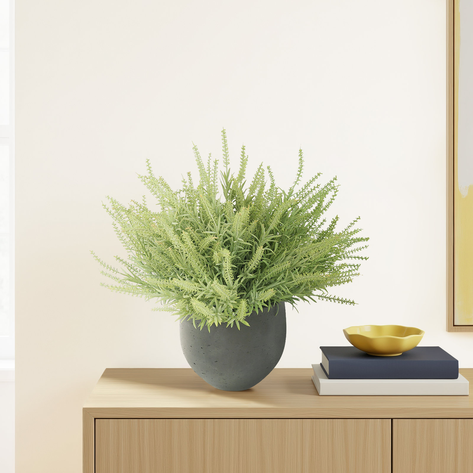 Astilbe Floral Arrangements in Fiberstone Pot