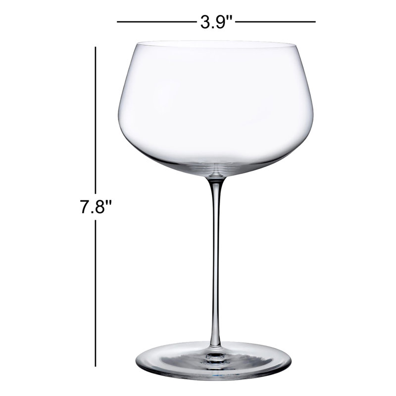 Stem Zero Handmade Crystal Wine Glass