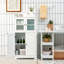 Armoire de salle de bain autoportante l 23 po x H 43 po x P 12 po Idalou-1325006177