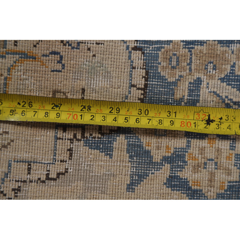 One-of-a-Kind 9'8" X 12'11" 1950s Wool Area Rug in