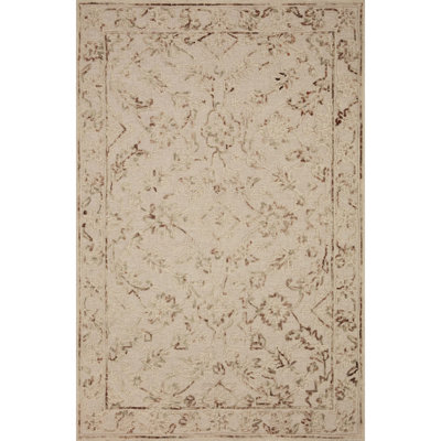 Enevold Wool Floral Indoor Rug