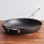 Anolon X 12" Hybrid Nonstick Frying Pan/Skillet with Helper Handle, Dark Gray