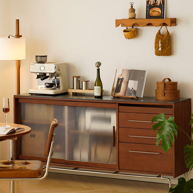 Casier simple rétro en bois massif
