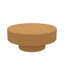 Table basse ronde naturelle avec plateau épais-1721820655