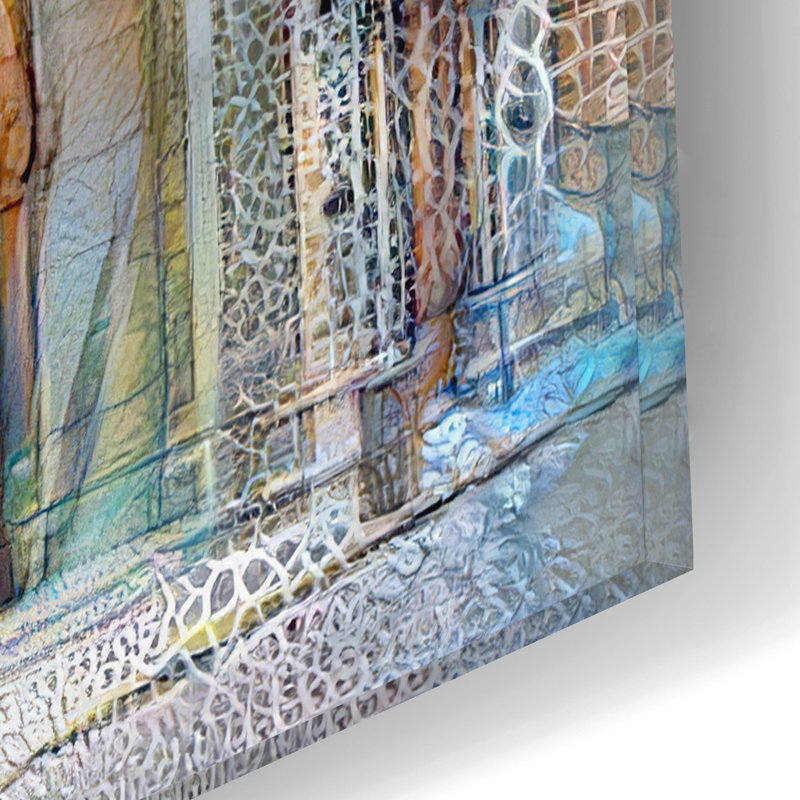 "Église des Josefinos de Mexico" par Pedro Gavidia, H 16 po x l 12 po x P 0,13 po