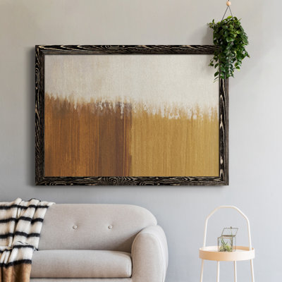 Sundown - Peinture sur toile encadrée