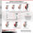 4-Piece Polyurethane and Cast Iron Caster Set-88884205