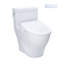 Legato® 1.28 GPF Elongated Floor Mounted One-Piece Toilet (Seat Included) with Auto Flush