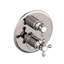 Astor 1/2" Round Thermostatic Trim Plate With Handle-1204897877