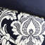 Édredon très grand indigo - Ensemble de 7 coussins décoratifs de couleur unie en coton avec bordure-129988425-129988429