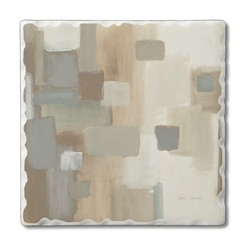 Soft Patches I Single Tumbled Tile Coaster Create Your Own Set