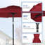 3m Large Paraso With UV, Garden Sun Shade Canopy Patio With Crank Tilt, Outdoor Umbrella  -1788396156