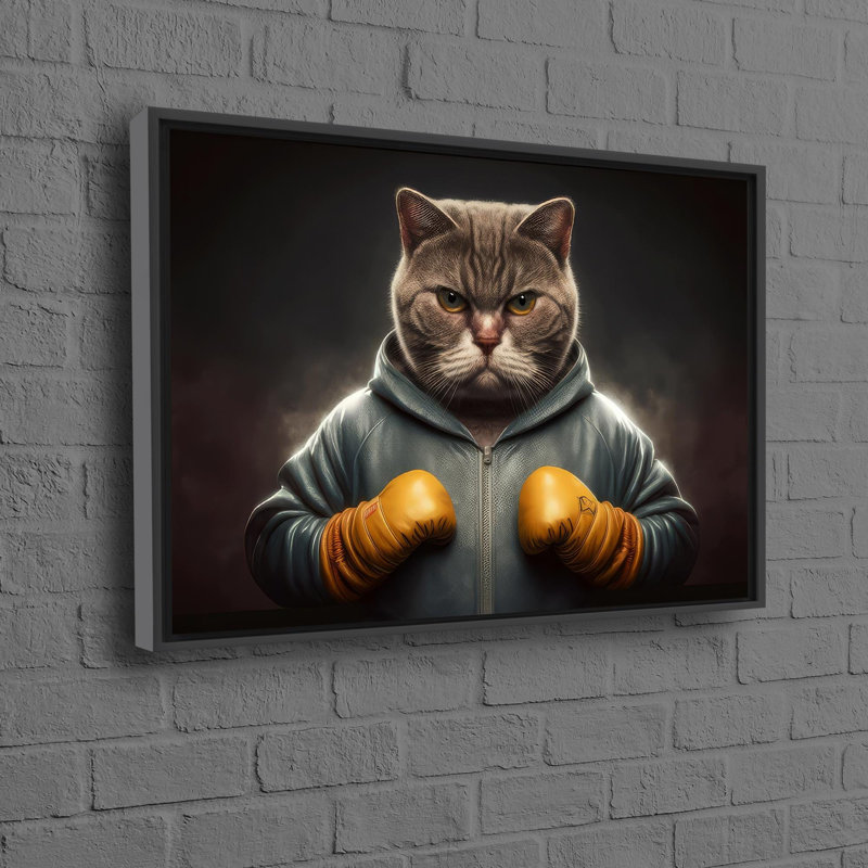Print on Canvas, Framed Print without Mat, 20 cm H x 30 cm W, Black