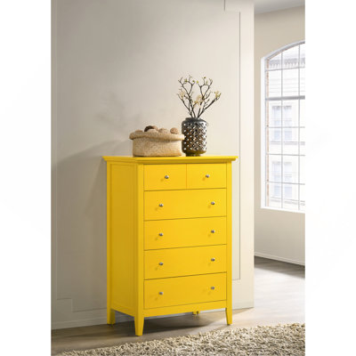Commode Hammond, jaune