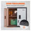 Armoire de garage murale pliable VEVOR - Casier de rangement en acier robuste avec serrure et tablette réglable pour l'organisation des outils
