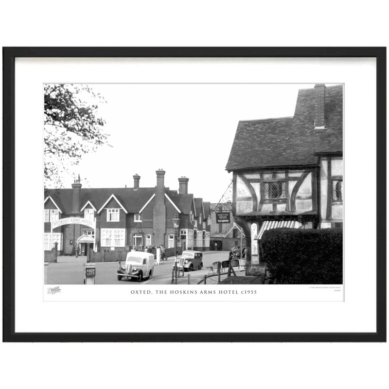 Oxted, The Hoskins Arms Hotel C1955 by Francis Frith - Single Picture Frame Print, 28cm H x 36cm W x 2.3cm D