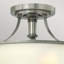 Bellefontaine Glass Semi Flush Mount