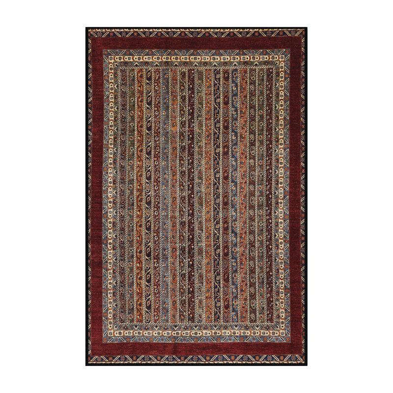 Abstract Indoor Rug, Rectangle 2' x 4'