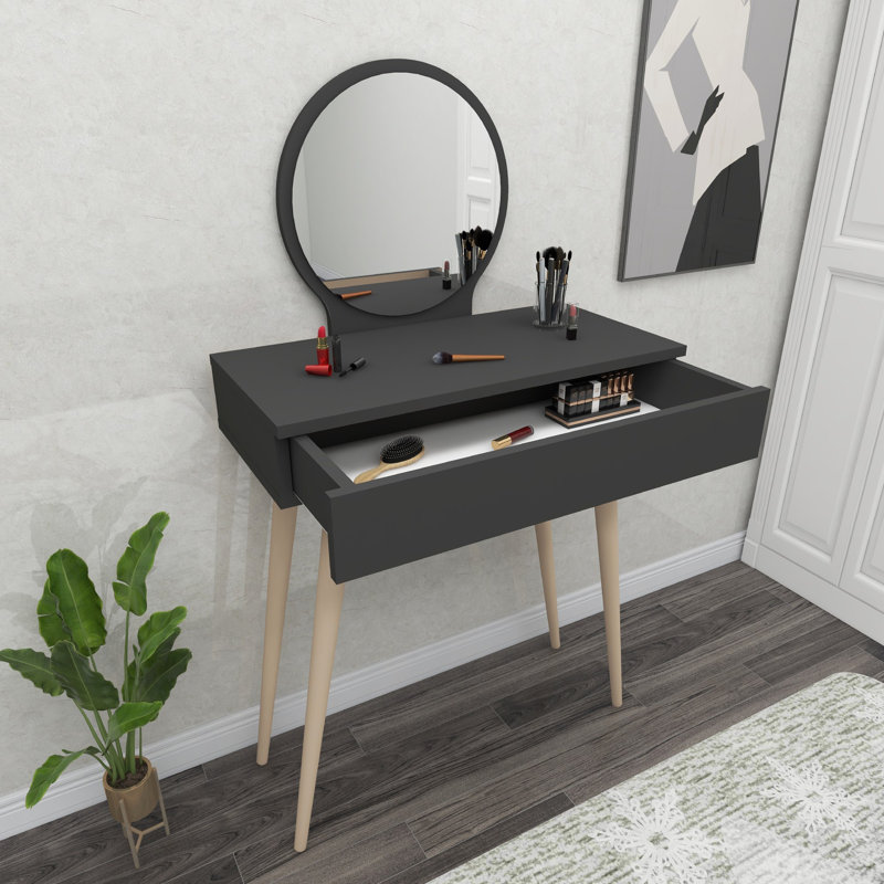 Table de maquillage, Gris