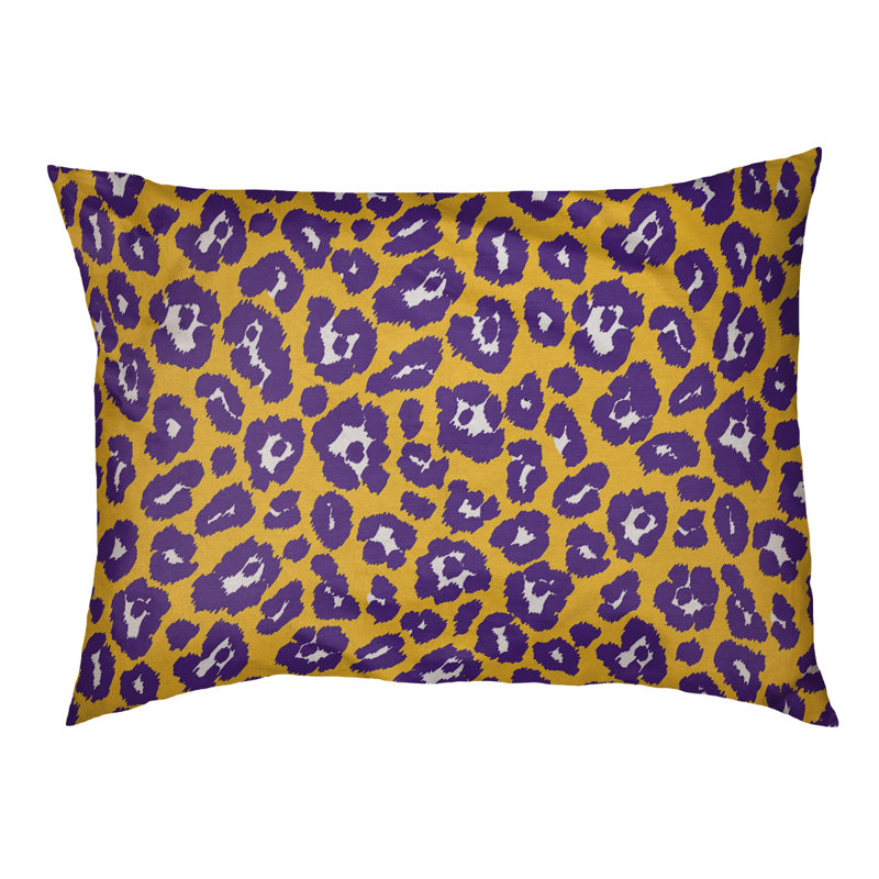 Lit pour chat Designer, Or / blanc / mauve, Grande taille L 42 po x l 52 po