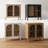 Sideboard Buffet With Glass Doors-2059683652