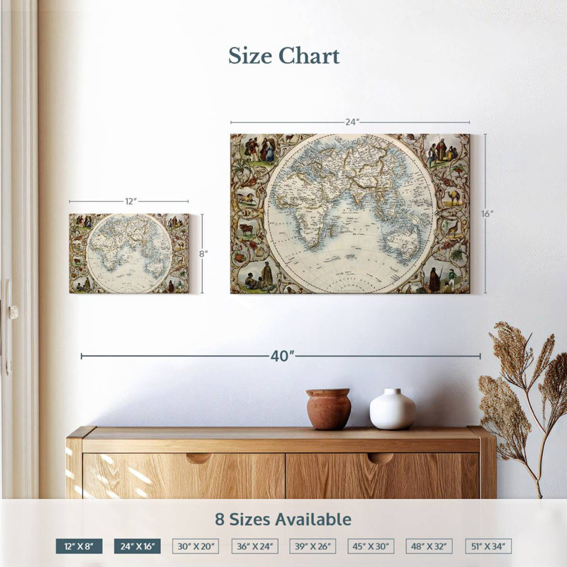 Keiri World Atlas, H 16 po x l 24 po