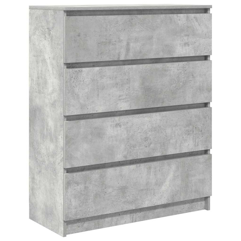Sideboard 80X35x99 Cm Engineered Wood, Concrete Grey