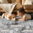Modern Area Rug Abstract Washable Rugs with Non-Slip Backing for Living Room Bedroom-Gray-37871134