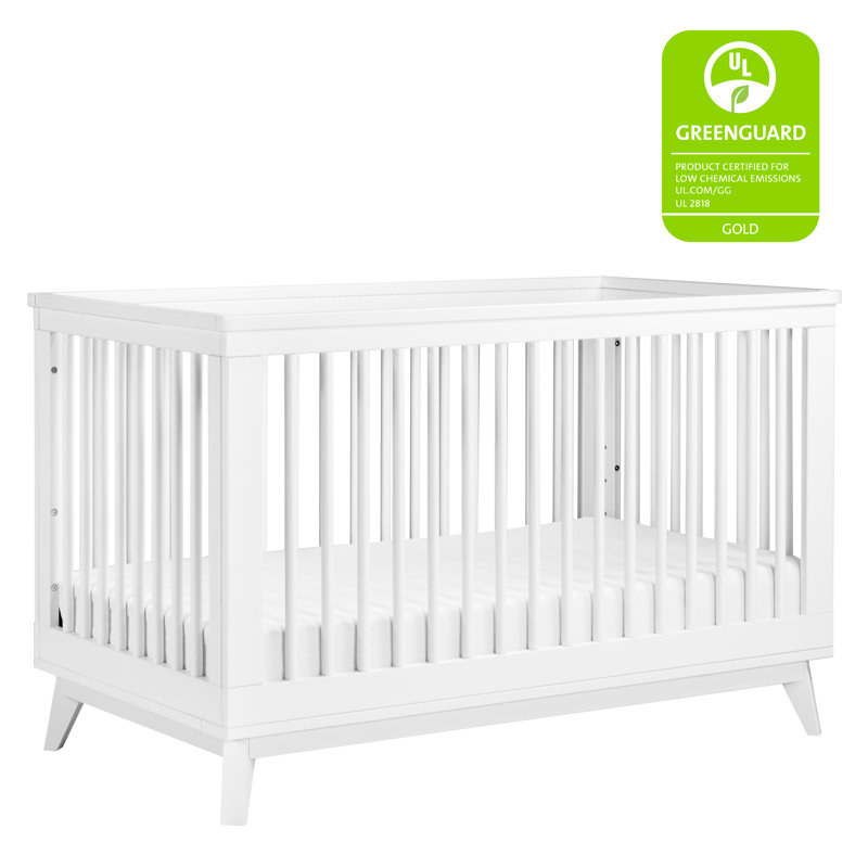 Scoot 3-in-1 Convertible Crib, White