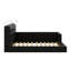 Lit plateforme tapissier avec 2 lampes de lecture-2047661307