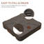 Andrez 308 lbs Patio Square HDPE Umbrella Base