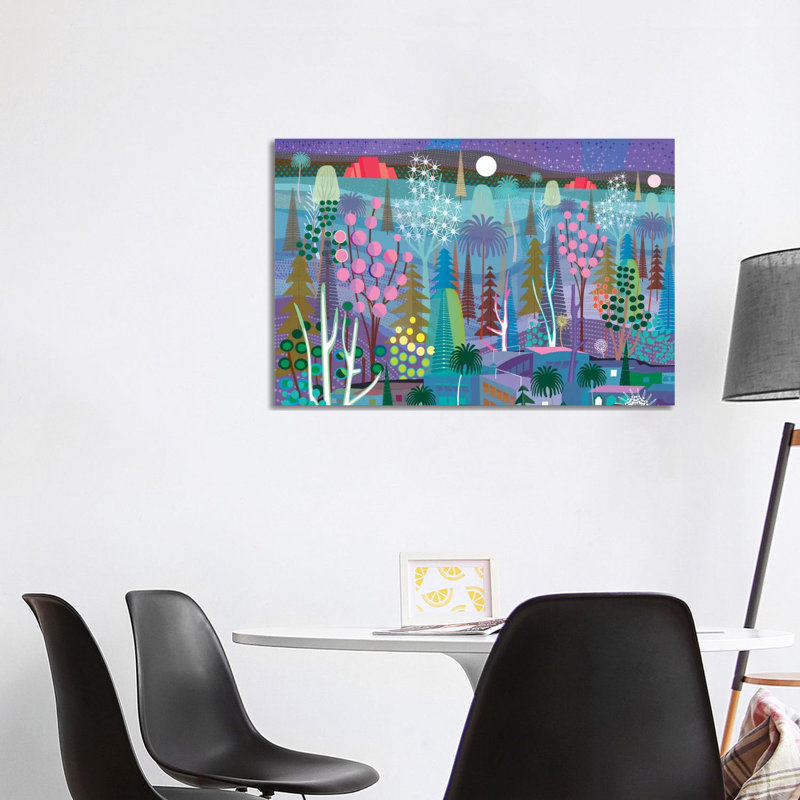 Moon Over Tijuana by Charles Harker - Wrapped Canvas Gallery-Wrapped Canvas Giclée, 101.6 cm H x 66.04 cm W