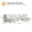 Johannes 6-Seater Chenille Corner Sofa with Under-Seat Storage-1436306810