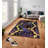 Luxurious Non-Slip Area Rug, 4.0 x 5.9 Feet, 100% Polyester, 740g/m² | Velvet Fabric with Digital Print | Easy-Clean Laminated Sponge Underside, Machine Washable | Perfect for Living Room, Bedroom & Home Decor-2075341485