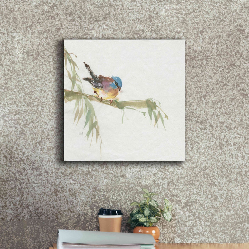 'Finch' by Chris Paschke, Canvas Wall Art, 18" W x 18" H