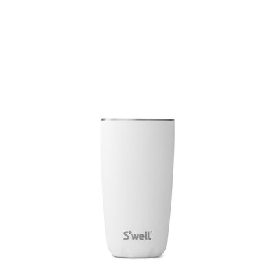 S'well Stone Stainless Steel Tumbler with Clear Slide-Open Lid - 18 Fl Oz - Triple-Layered Vacuum -  13118-H19-53240