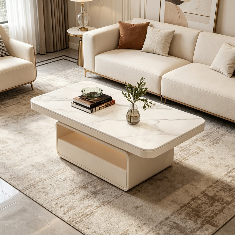 Osée, Blanc / Gris, H 16,53 po x L 43,3 po x l 23,62 po