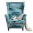 100 % coton bleu clair est en rupture de stock
