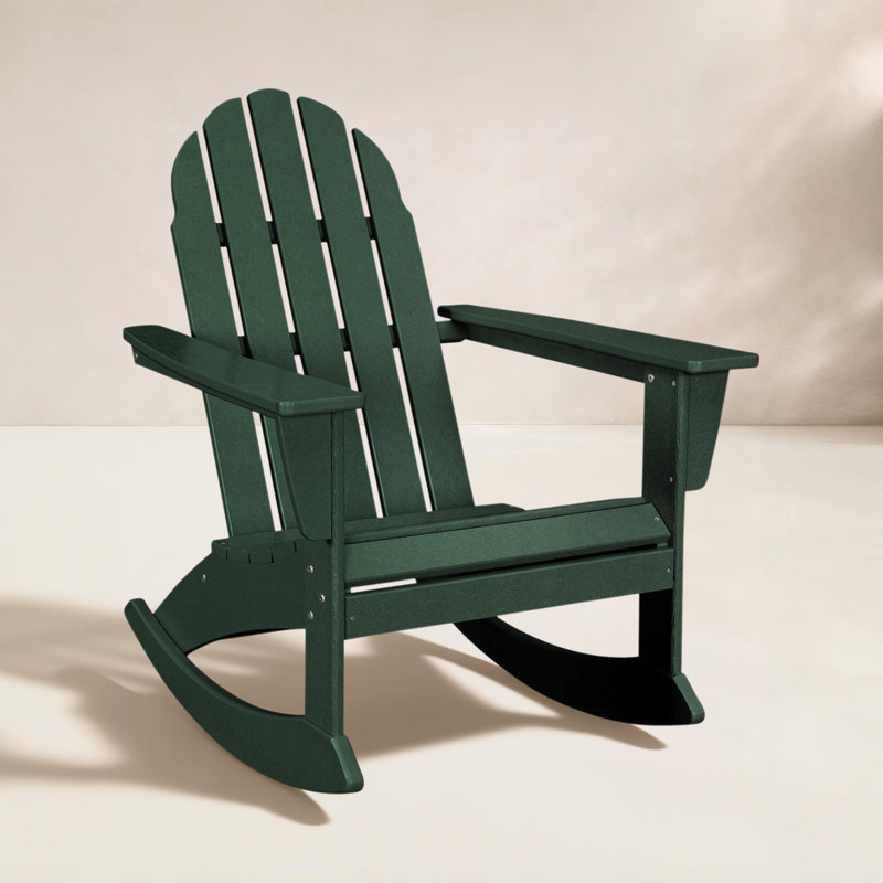 Chaise berçante Adirondack POLYWOOD Vineyard, Vert