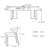 Sintered stone rectangle dining table set-108223992