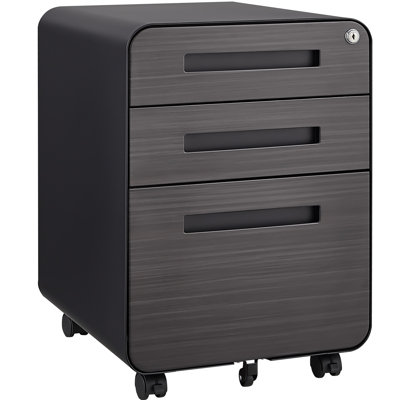 Katlen 15.75'' Wide 3 -Drawer Mobile File Cabinet -  Latitude RunÂ®, CBF67491DF8B4E4E829ADA911383E8BC