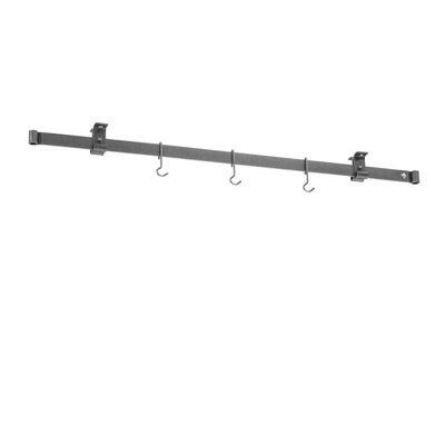 Steel Handcrafted Rectangle Wall Mounted Pot Rack