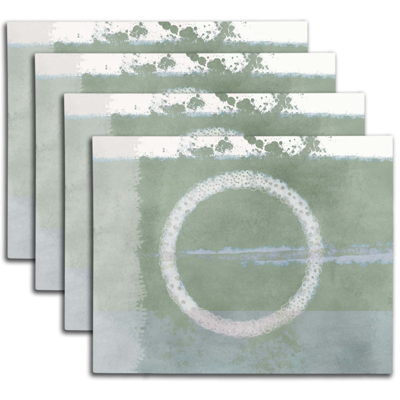 Polyester Abstract Rectangle Placemat
