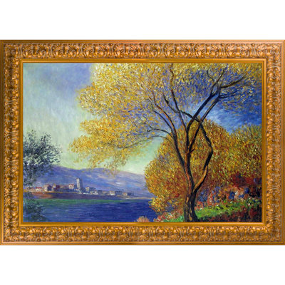 «Antibes, vue de Salis», peinture sur toile