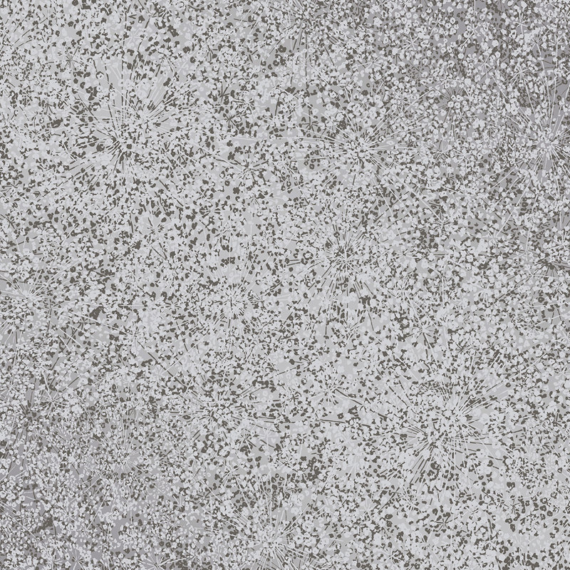 Essence 33' x 20.5" Floral Wallpaper Roll, Grey