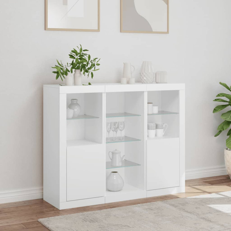 Azsa 123cm Sideboard, White