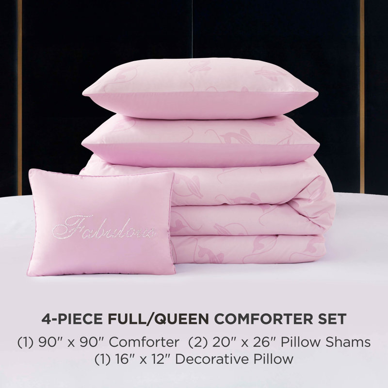 Baby Phat Logo Cat Comforter Sets, Full/Queen