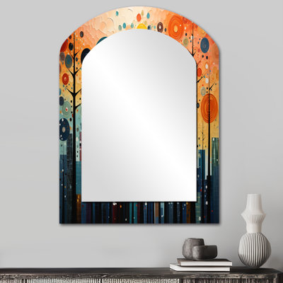 Miroir mural coloré Mid-Century Bold Breeziness III